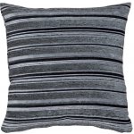 SCANquilt SOFA proužky ocelová šedočerná 45 x 45 cm – Sleviste.cz