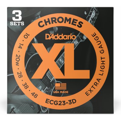 D'Addario ECG23 - 3 Sets – Zbozi.Blesk.cz