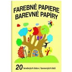 Složka barevných papírů - 20 barev – Zbozi.Blesk.cz