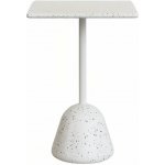 Kave Home Saura 70 x 70 cm Bílý terrazzo zahradní barový stůl – Hledejceny.cz