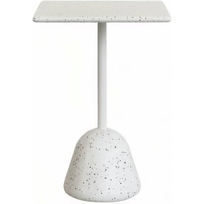 Kave Home Saura 70 x 70 cm Bílý terrazzo zahradní barový stůl – Hledejceny.cz