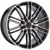 Alu kolo, lité kolo Racing Line B1271 9,5x21 5x130 ET60 black polished