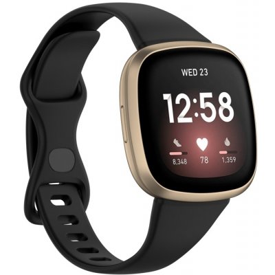 PROTEMIO BUTTERFLY Řemínek pro Fitbit Versa 4 / 3 / Fitbit Sense černý 51402 – Hledejceny.cz