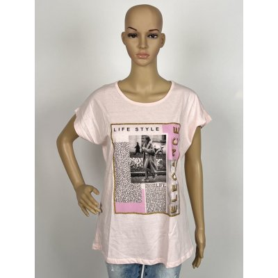 Namso Dámské trička ELEGANCE Růžová – Zboží Mobilmania