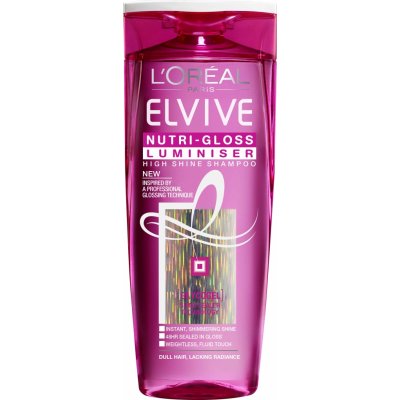 L'Oréal Elséve Nutri-Gloss Luminizer šampon pro oslnivý lesk vlasů 250 ml