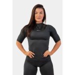 Nebbia Tričko dámské Python 416 black – Zboží Dáma