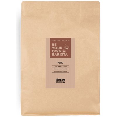 The Brew Company jednodruhová káva Peru fairtrade zrnková 1 kg – Hledejceny.cz