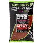 SENSAS Krmítková Směs Super Pellet Groundbait 1 kg Spicy Crazy – Sleviste.cz