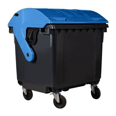 Plastik Gogić Plastový kontejner 1100 l kulatý na papír – Zboží Mobilmania