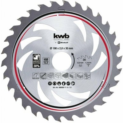 Einhell Příslušenství ruční kotoučové pily TCT SAWBL.M-THIN 190x30 30T – Hledejceny.cz