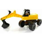 Lena Bagr žlutočerný Giga Trucks plast 70 cm – Zboží Mobilmania