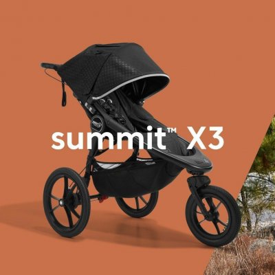 Baby Jogger Sport SUMMIT X3 SINGLE MIDNIGHT BLACK 2022 – Zboží Mobilmania