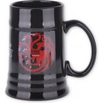 CurePink Keramický pivní korbel Game Of Thrones Hra o trůny Stark 850 ml – Zbozi.Blesk.cz