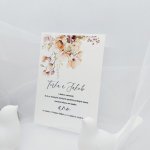 Svatební oznámení Květy podzimu 1, rozměry 10,5 x 14,5 cm – Hledejceny.cz