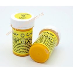 Sugarflair Gelová barva Canary Yellow 25 g