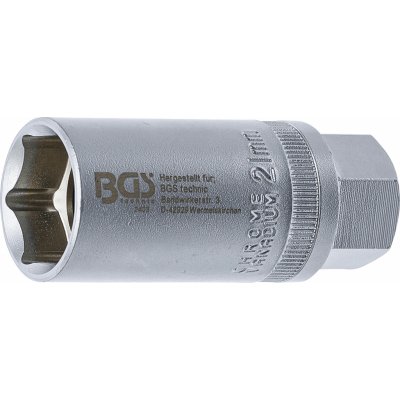 BGS 2403, Nástrčná hlavice na zapalovací svíčky, šestihranná | 12,5 mm (1/2") | 21 mm – Zboží Mobilmania