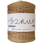 Mila/Polyesterová šňůra 3mm/200m Béžová zlatá – Zboží Dáma