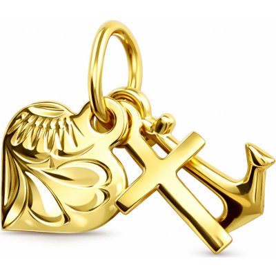 Soliter Zlatý přívěsek láska víra naděje 745 242 001 00077 0000000 – Hledejceny.cz