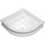 Kerasan RETRO keramická sprchová vanička, čtvrtkruh 90x90x20cm R550 – Zboží Dáma