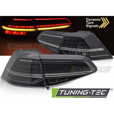 Zadní LED světla, světlomety, lampy VW Golf 7, 2013-2019, SEQ, kouřové – Sleviste.cz