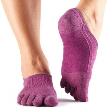 ToeSox Prstové ponožky Casual Dash Violet