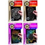 Škrabací obrázek stříbrný A4 Pejsek – Zboží Dáma