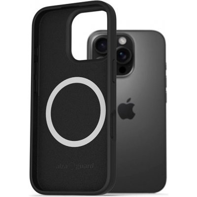AlzaGuard Silicone Case Compatible with Magsafe pro iPhone 16 Pro černý AGD-PCMS25B – Zboží Živě