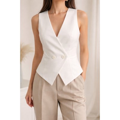 Cross společenská vesta bílá – Zbozi.Blesk.cz