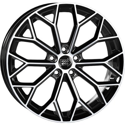 1000 MIGLIA MM1030 7,5x17 5x114,3 ET40 gloss black polished | Zboží Auto