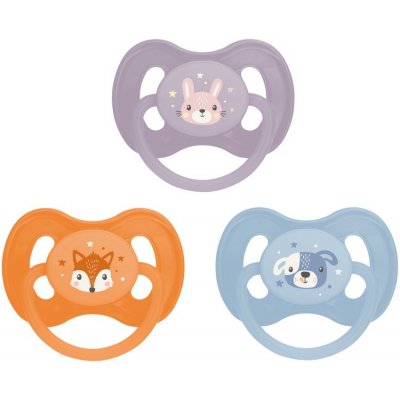 Canpol babies dudlík kaučuk třešinka Cute Animals 1ks fiialová – Sleviste.cz