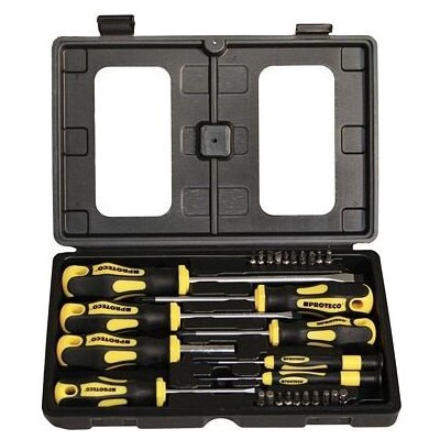 PROTECO sada šroubováků a bitů 28-dílná v kufru 10.07-990-08 – Zboží Dáma