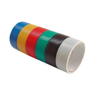 Extol Craft (9550) pásky izolační PVC, sada 6ks, 19mm x 18m (3m x 6ks), tloušťka 0,13mm, 6 barev