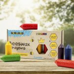 Medenka Junior pastelky z včelího vosku 6 barev – Sleviste.cz