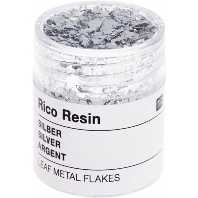 Rico Design GmbH & Co.KG Rico Design Metalické vločky do pryskyřice - stříbrné – Hledejceny.cz