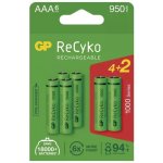 GP ReCyko AAA 950mAh 6ks 1032126090 – Sleviste.cz