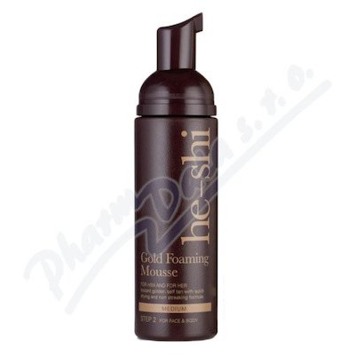 he-shi Gold Foaming Mousse samoopalovací pěna 150 ml – Zboží Dáma
