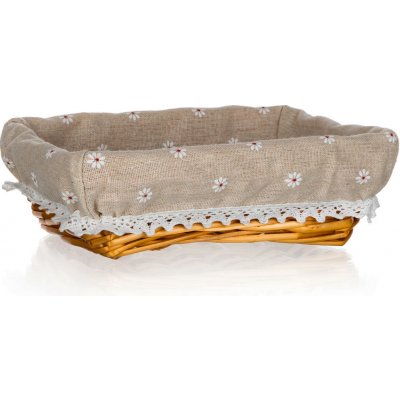 Banquet košík DAISY obdélník. 22x16x6,5cm proutěný – Hledejceny.cz