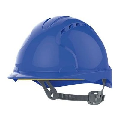 JSP bezpečnostní helma EVO3 EN 397 One Touch posuvný pásek, modrá – Zboží Mobilmania