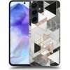 Pouzdro a kryt na mobilní telefon Samsung Picasee silikonové Samsung Galaxy A55 5G Light geometry černé