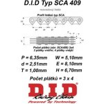 D.I.D Řetězová spojka SCA 409 – Zboží Mobilmania