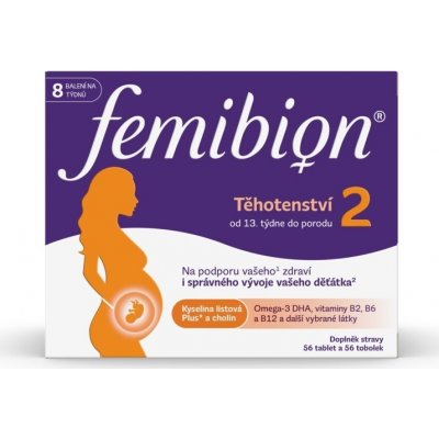 Femibion 2 Těhotenství 56 tablet + 56 tablet – Hledejceny.cz