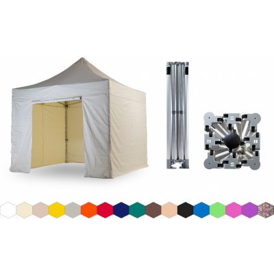 TENTino BIG HEXAGON 4x4 m 2A KRÉMOVÁ – Hledejceny.cz