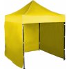 Zahradní stan a altán Expodum Nůžkový stan 2x2m ocelový Žlutá 3 boční plachty