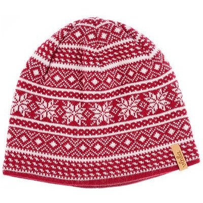 Vlnka V24 vlněná čepice červená – Zboží Dáma