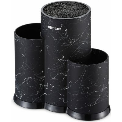 Stojan nože Ofenbach 22,2 cm černý plast – Zboží Dáma