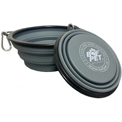 BAFPET Cestovní miska Fuchsie 380 ml 10035 – Sleviste.cz