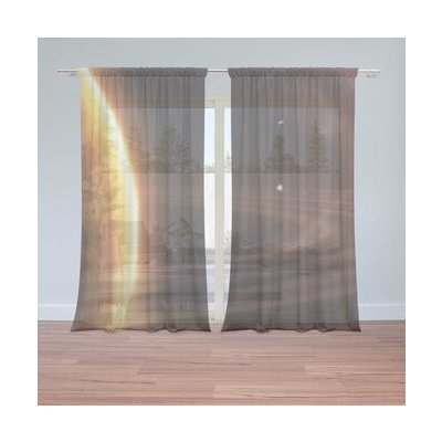 Sablio Záclony Vesmír: 2ks 150x250cm – Hledejceny.cz