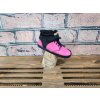 Dětské kotníkové boty Barefoot Pegres BF40 růžová