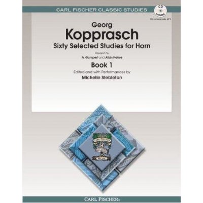 Georg Kopprasch Sixty Selected Studies For Horn Book 1 noty, lesní roh + audio