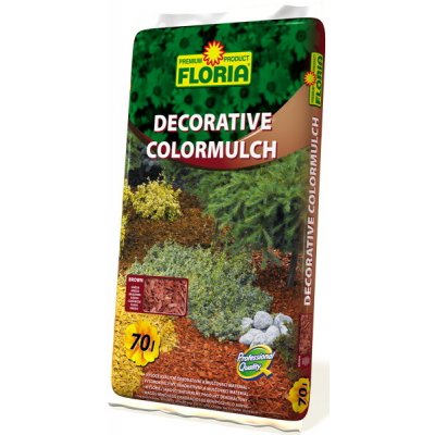 Agro Floria Decorative ColorMulch hnědá 70 l – Zboží Dáma